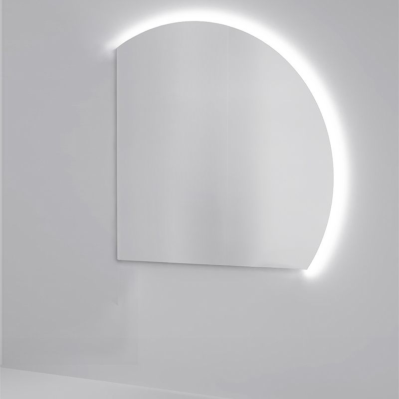 Приобрести jorno зеркало solis 106 см, с подсветкой, датчик движения, белое