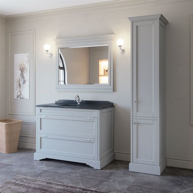 Приобрести caprigo пенал greenwich 50 см, правый, белый, эмаль