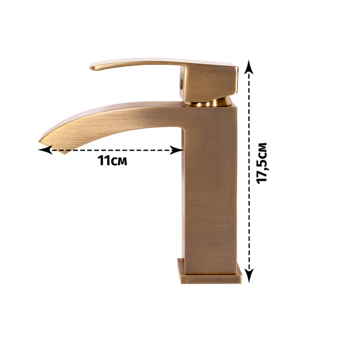 Приобрести grocenberg смеситель для раковины, бронза gb2007br