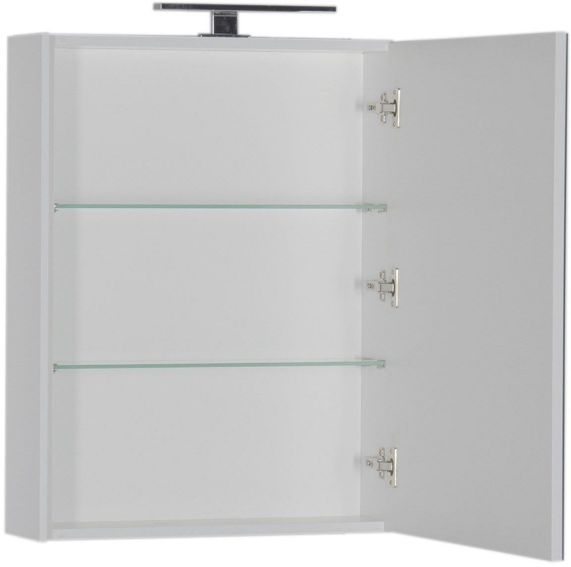 Приобрести aquanet зеркальный шкаф латина 60 см, белый