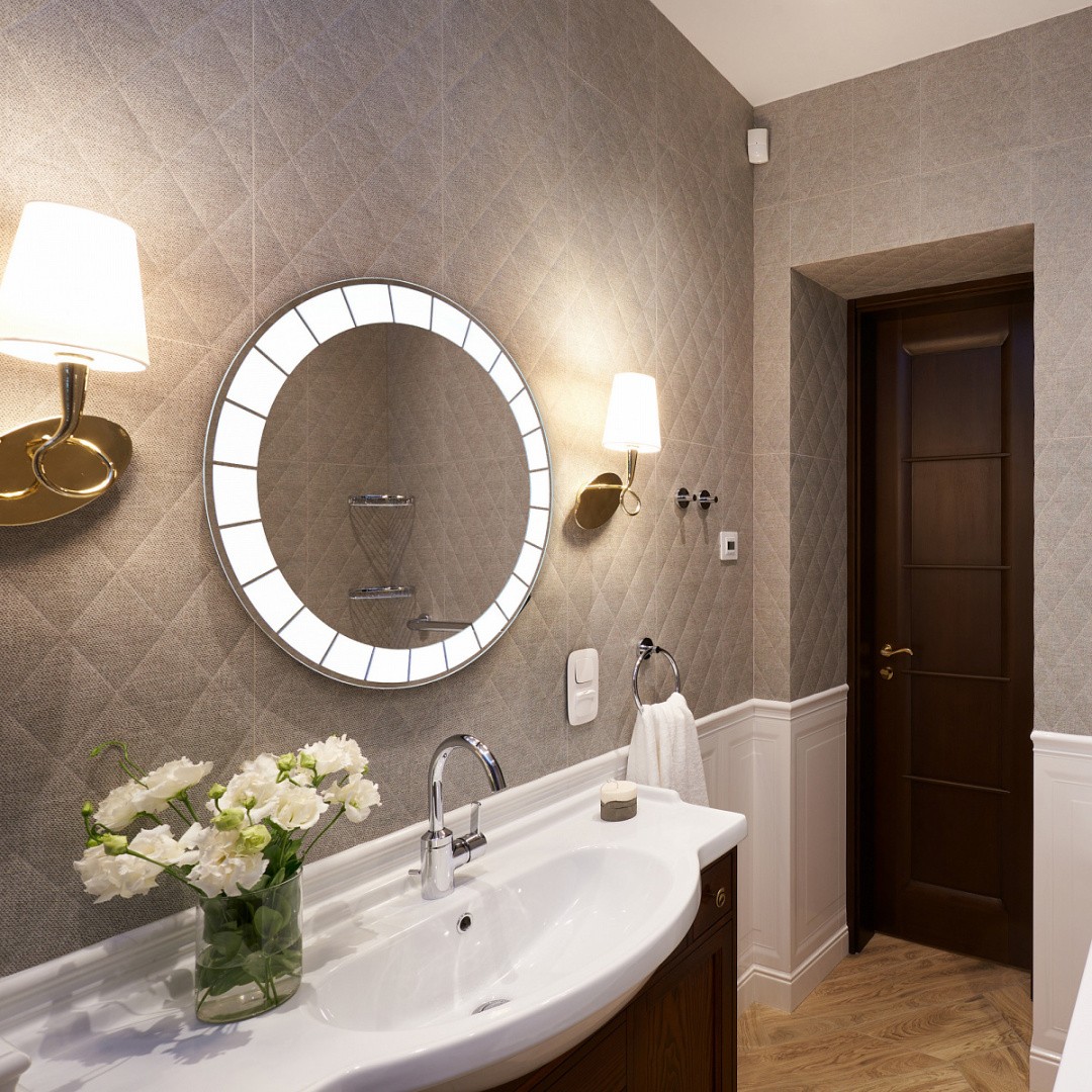 Приобрести azario зеркало пандора 77х77 см, с подсветкой, сенсорное вкл, диммер led-00002504