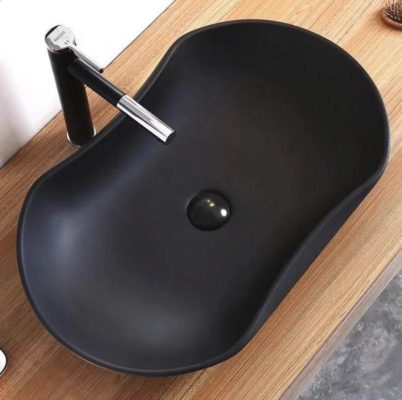 Приобрести раковина накладная ceramalux 66 см nc 9175ab