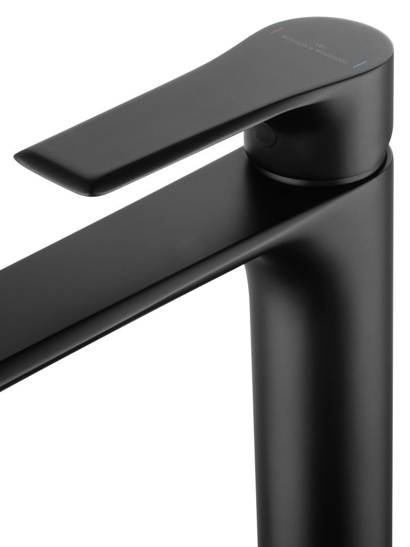 Приобрести смеситель для раковины высокий wonzon & woghand brilliant, черный матовый (ww-88019079-mb)