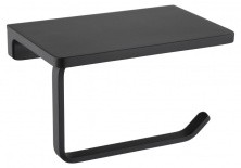 Держатель для туалетной бумаги с полкой Vieir V5010C черный