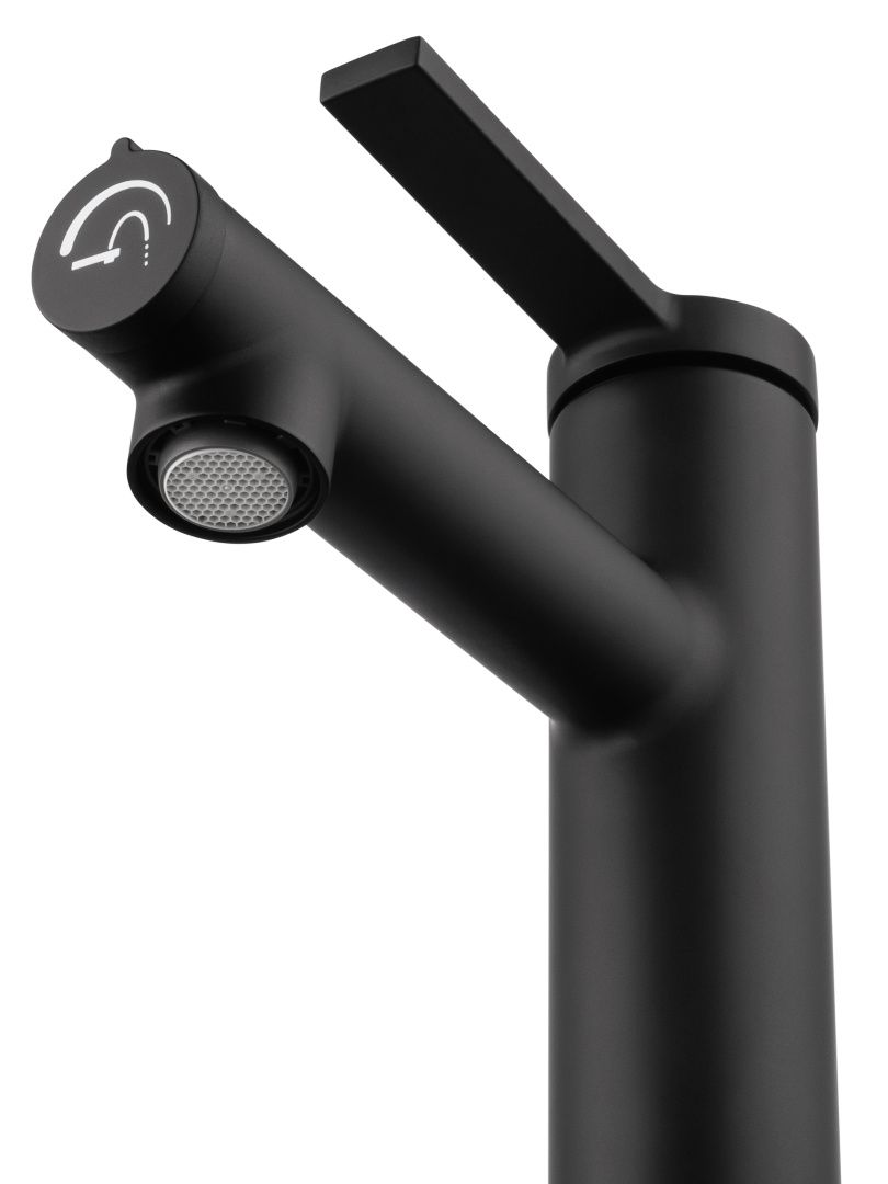 Приобрести смеситель для раковины с функцией полоскания wonzon & woghand, черный матовый (ww-h1017-mb)