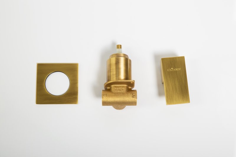 Приобрести cezares смеситель скрытого монтажа unika, бронза unika-dim-02