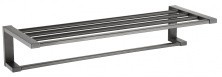 Полотенцедержатель с полкой Vieir V5020G серый 