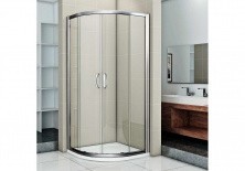 Ограждение душевое Bas Infinity R-100-C-CH 100х100 см