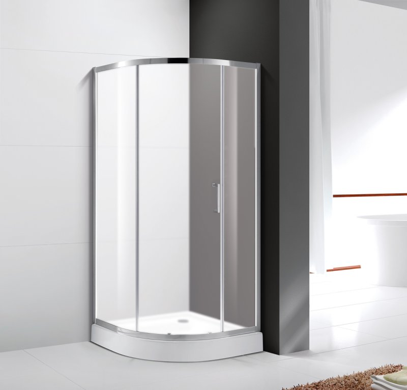 Приобрести cezares душевое ограждение molveno 100х100см molveno-r-1-100-p-cr