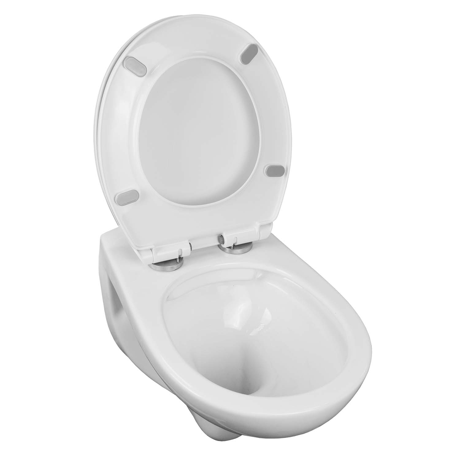 Приобрести loranto унитаз подвесной fredo 35,5х55 см, безободковый (cs-wh8005)