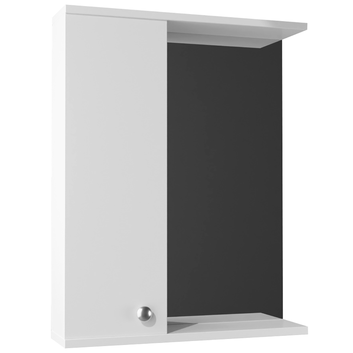 Приобрести loranto зеркало-шкаф моника 50 см, без светильника, левостороннее (cs00047786)