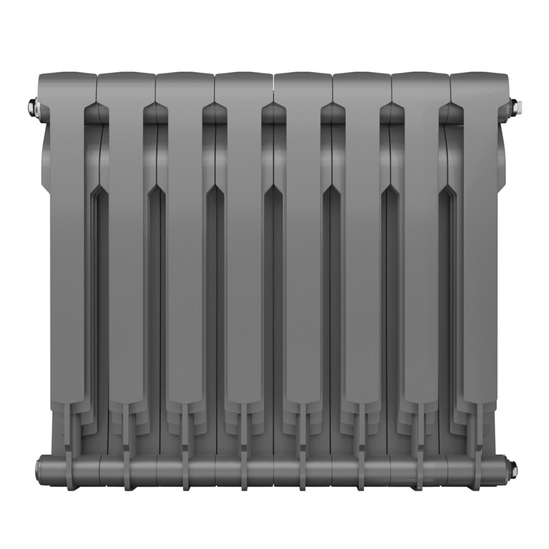 Приобрести royal thermo радиатор биметаллический biliner 500 /silver satin ( серебристый ) - 8 секц.