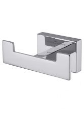 Двойной крючок для ванной WONZON & WOGHAND FLAT, Хром (WW-9725)