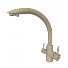 Смеситель для кухни ViEiR Kitchen 350 мм, с подключением к фильтру, песочный V15024(A)