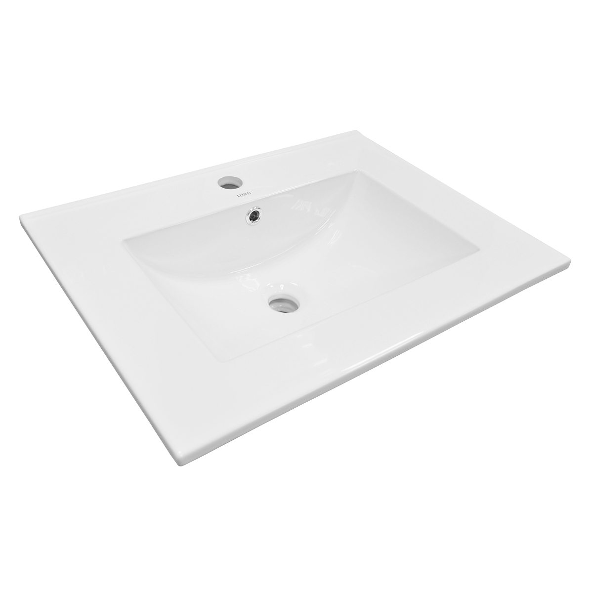 Приобрести loranto тумба напольная с раковиной florena 80 81х81 см, светлый бетон (cs00086992)