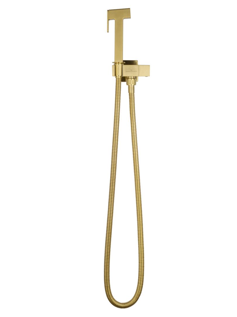 Приобрести модуль гигиенического душа для встраиваемых смесителей wonzon & woghand, брашированное золото (ww-88809904-bg)