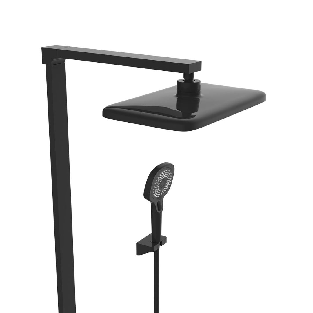 Приобрести vincea душевая стойка inspire, черная матовая vsfs-3i13tmb