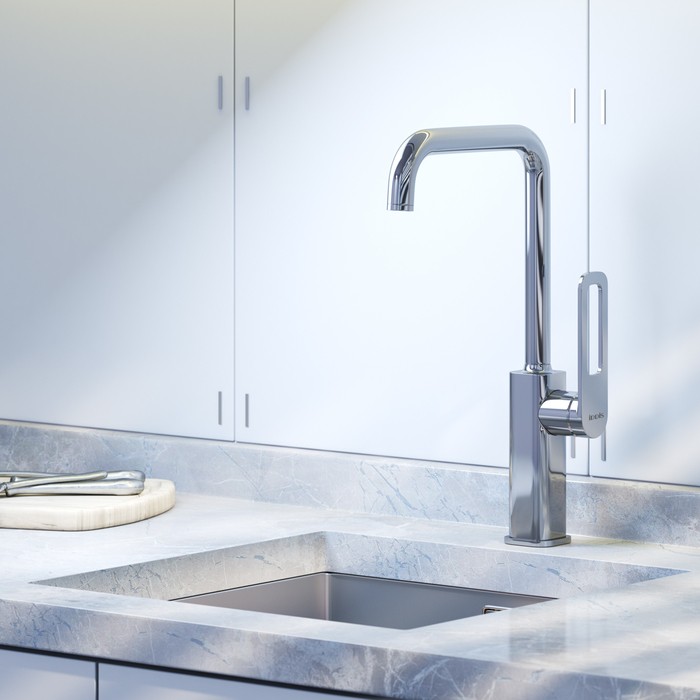 Приобрести iddis смеситель для кухни slide 370мм, хром slisb00i05