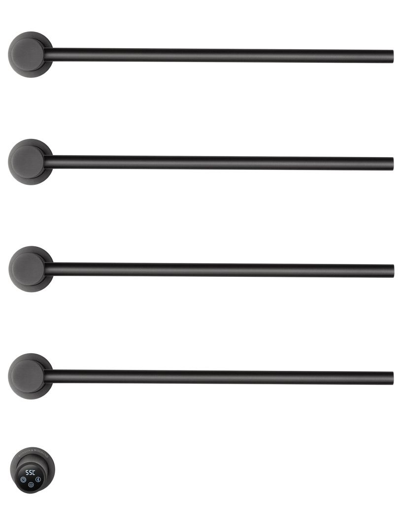 Приобрести полотенцесушитель электрический встраиваемый wonzon & woghand hamburg, темный графит (ww-al314-gm)