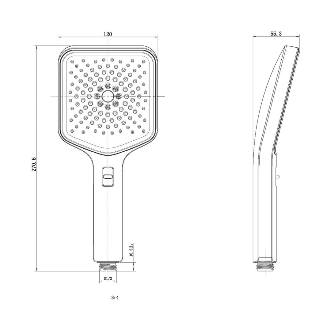 Приобрести vincea встраиваемая душевая система inspire, оружейная сталь vsfw-3i21mt4rgm
