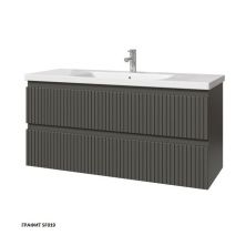 Caprigo Тумба с раковиной FORTE STRIPE 120 см, графит