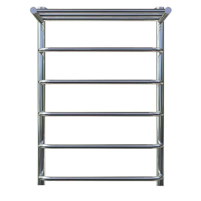Приобрести тругор водяной полотенцесушитель идеал п6 500x800 мм нк1 с полкой, хром 00-00021867