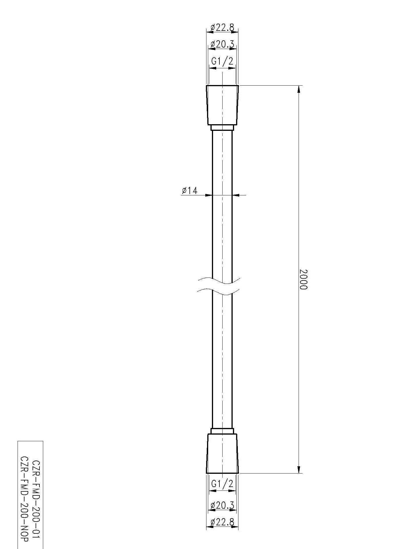 Приобрести cezares шланг для душа czr-fmd-200-01