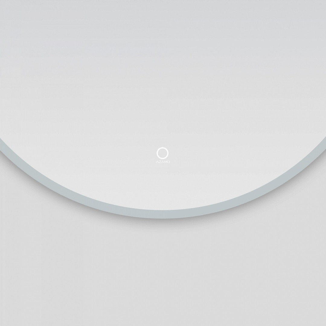 Приобрести azario зеркало d 900 90х90 см, белый, с подсветкой, сенсорный выключатель, диммер az-z-006cs