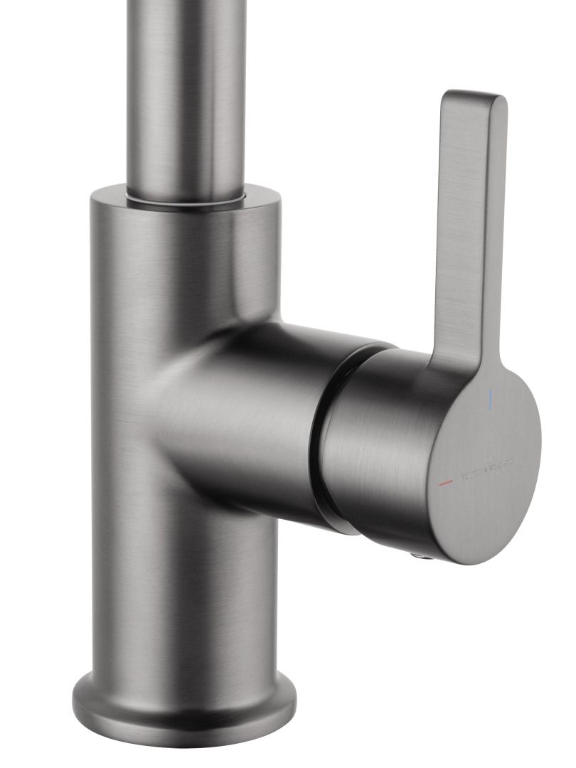 Приобрести смеситель для кухни c подключением фильтра wonzon & woghand, темный графит (ww-88458008-bgm)