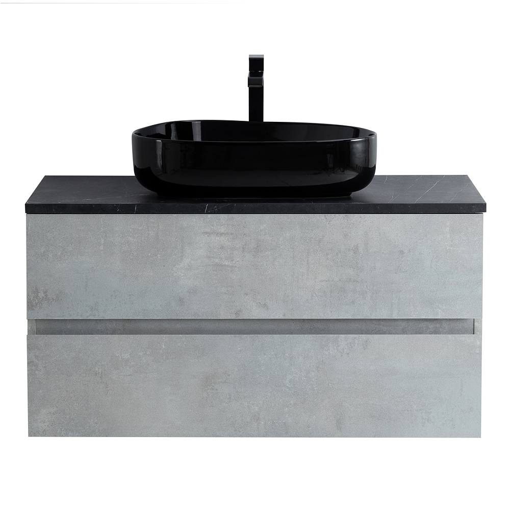 Приобрести cezares тумба со столешницей molveno 46 100 см beton, бетон molveno 46-100-2c-so-bet