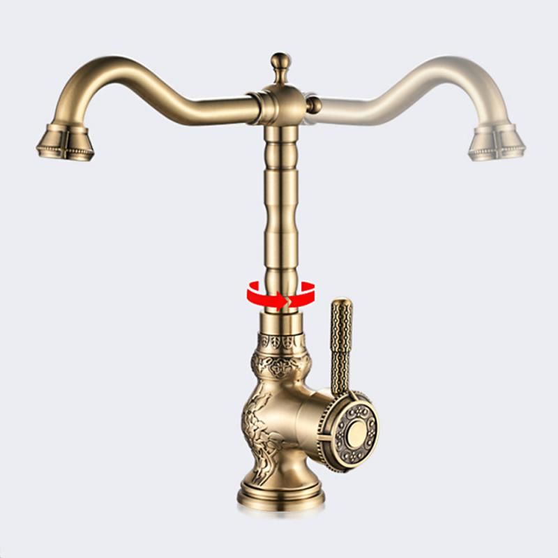 Приобрести gerhans смеситель для кухни k18, античная бронза k14218