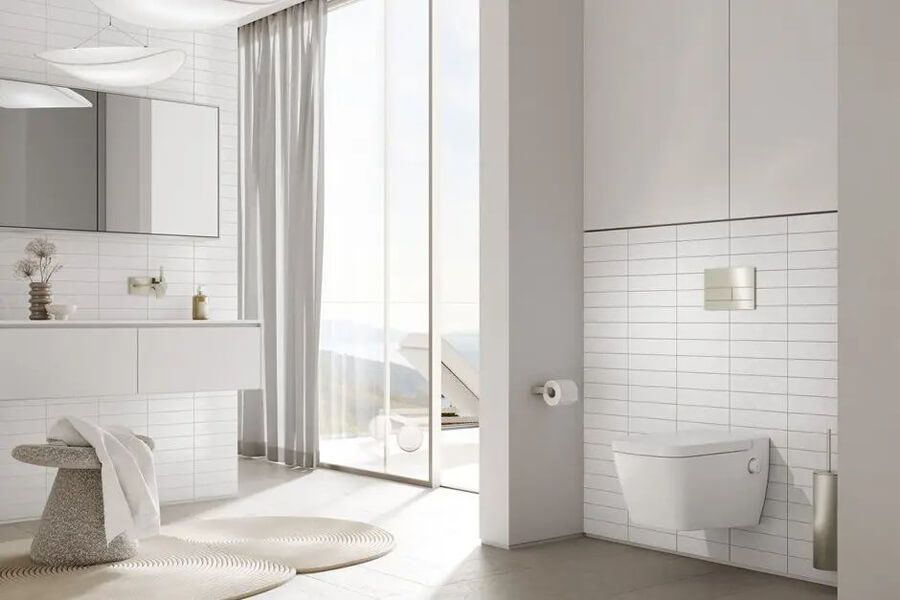 Приобрести tece кнопка смыва square для инсталляции, белая матовая\сатин 9240801