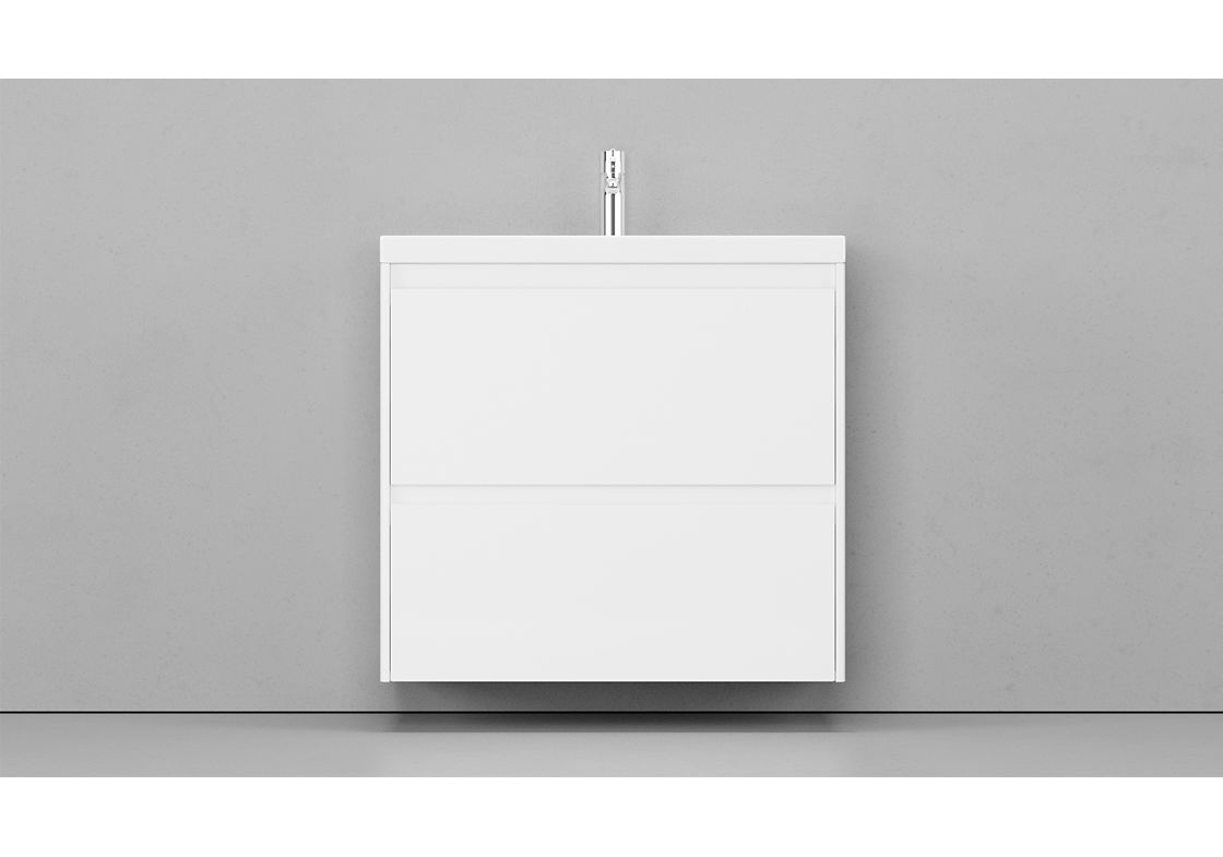 Приобрести тумба подвесная с раковиной velvex klaufs 80 см, белый