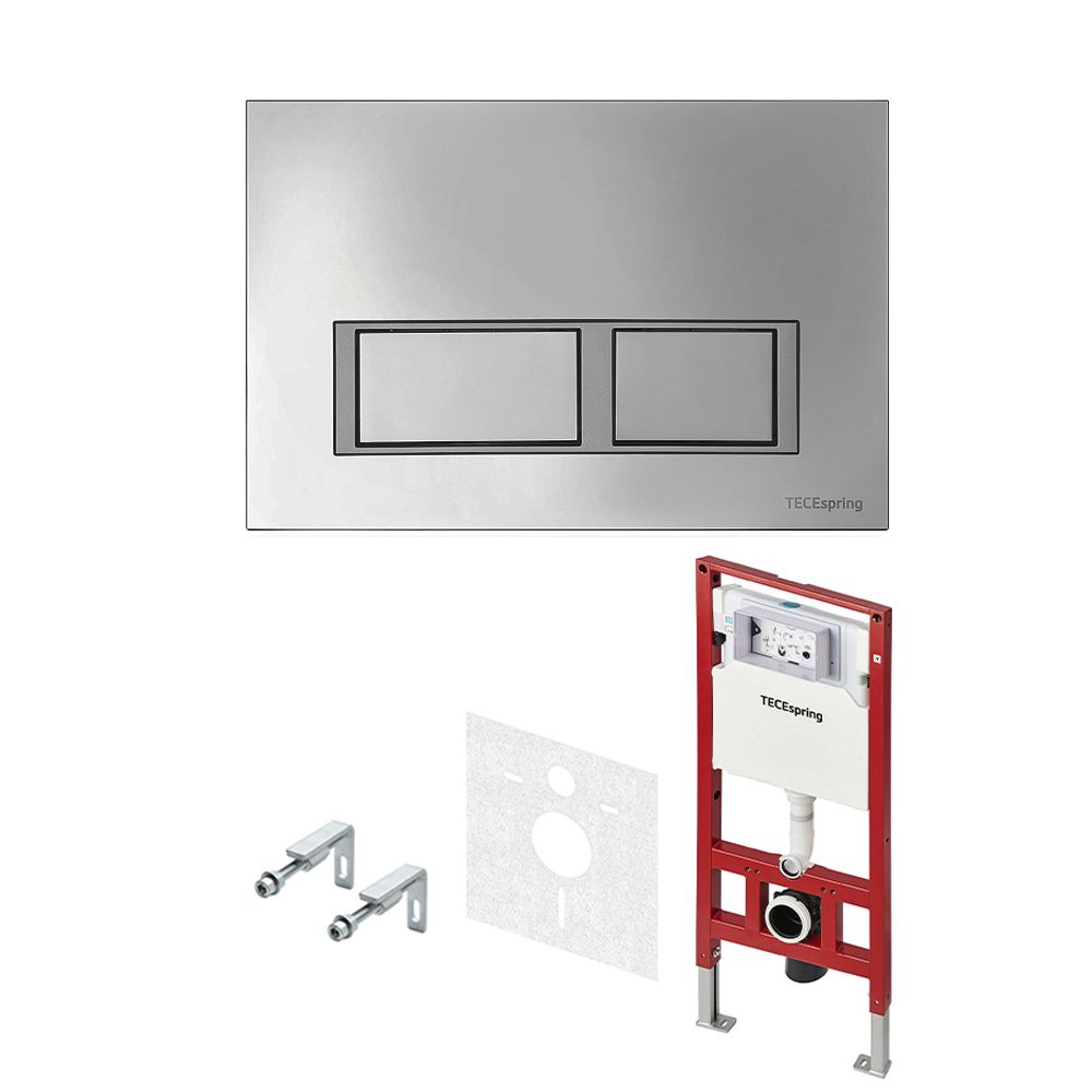 Приобрести tece инсталляция с подвесным унитазом 3в1 spring v, k401201wcs