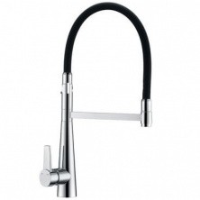 Gappo Смеситель для кухни G4398-15 с гибким изливом, хром\черный 30082