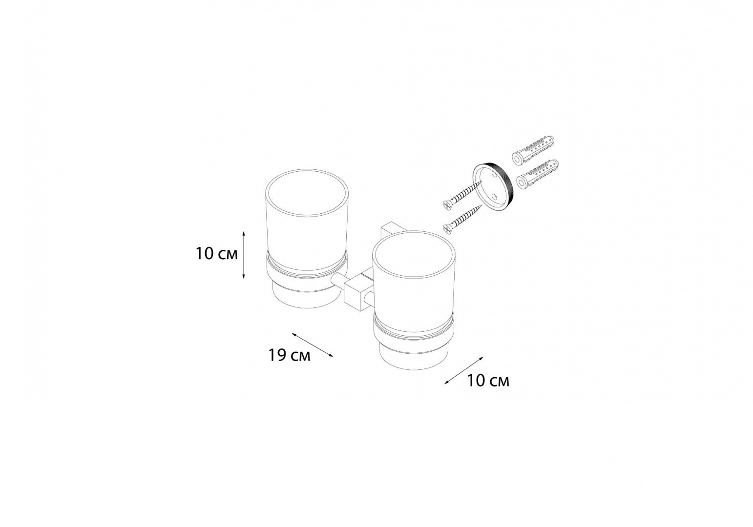 Приобрести fx-11107 metra стакан двойной