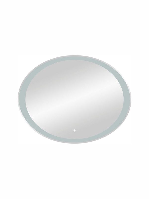 Приобрести continent зеркало с подсветкой credo 90х70 см, сенсорный включатель, белое