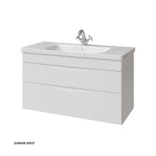 Caprigo Тумба с раковиной подвесная Lento 100 см, белая 36214-SF027