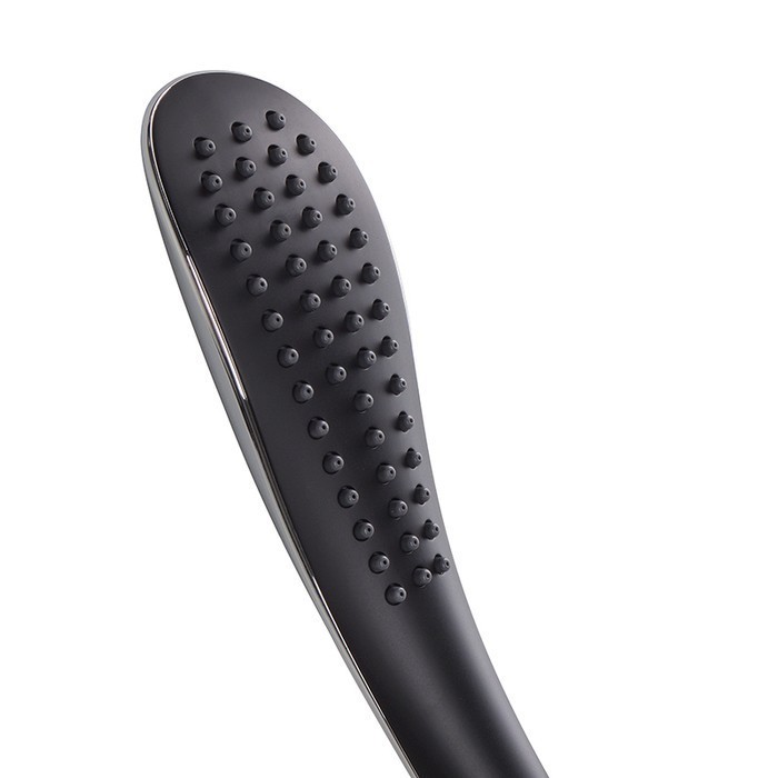 Приобрести iddis душевая лейка 1f 020, 246,4мм, однорежимная, черная\хром 0211f00i18