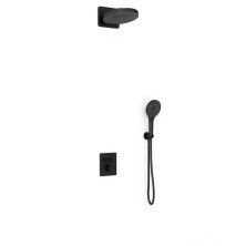 Vincea Встраиваемая душевая система Inspire, черная матовая VSFW-3I21MT1MB