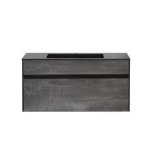 Vincea Тумба подвесная Chiara 100 см, серый камень с черной раковиной VMC-2C100GS;VCB-13100B