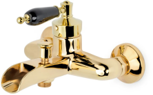 Boheme Смеситель для ванны Vogue, золото\черный 213-BLC