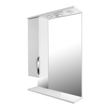 Loranto Зеркало-шкаф Стиль 60х83 cм, левосторонне белый (CS00024441)