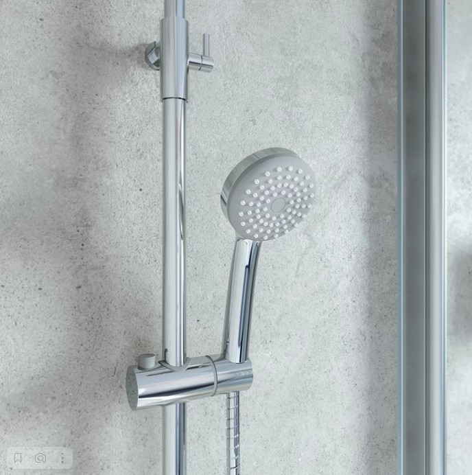 Приобрести iddis душевая система torr с термостатом, круглая d-205мм, хром torsbbti06