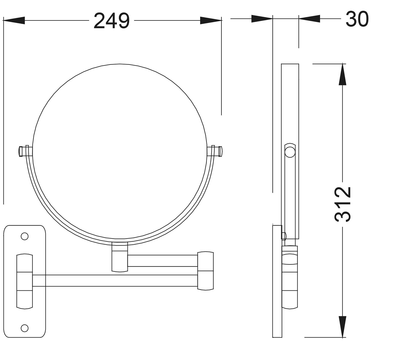 Приобрести зеркало timo selene 17076/17 золото матовое