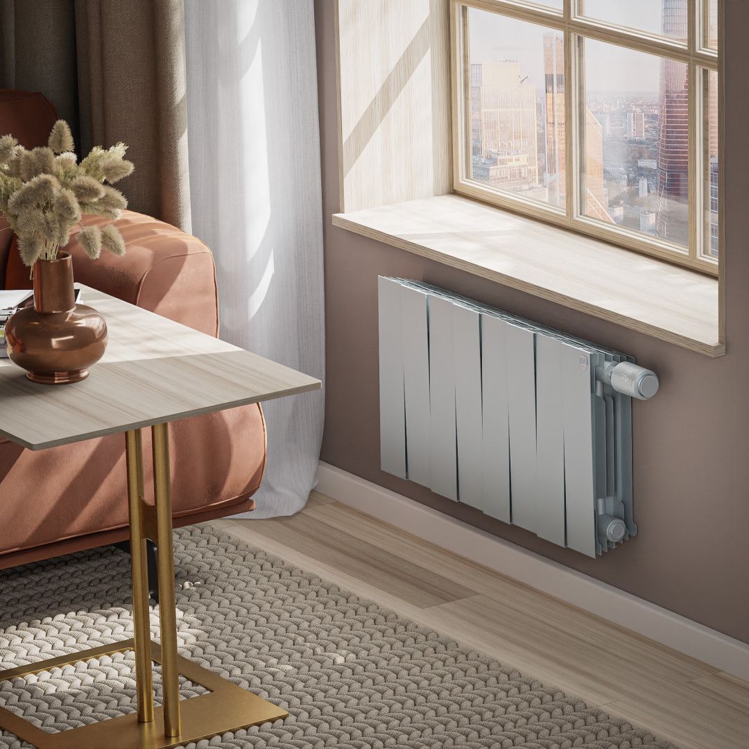 Приобрести royal thermo радиатор биметаллический pianoforte 300 /silver satin ( серебристый ) vdr - 8 секц.