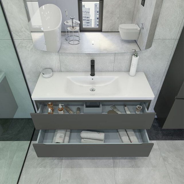 Приобрести caprigo тумба с раковиной forte 120 см, айрон