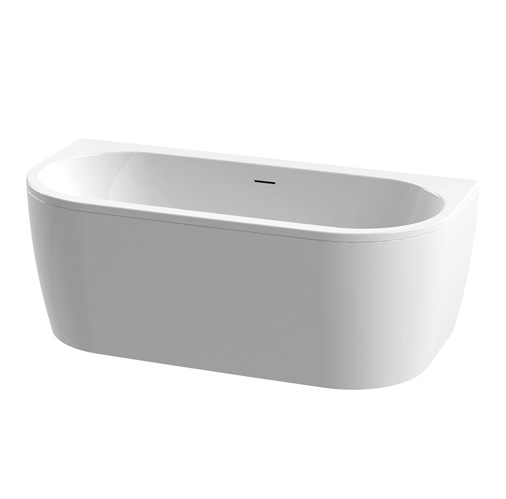 Приобрести cezares акриловая ванна slim wall 180х80 см, белая slim wall-180-80-60-w37-set