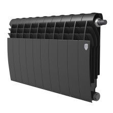 Royal Thermo Радиатор биметаллический BiLiner 350 /Noir Sable ( черный графит ) VR80 - 10 секц.