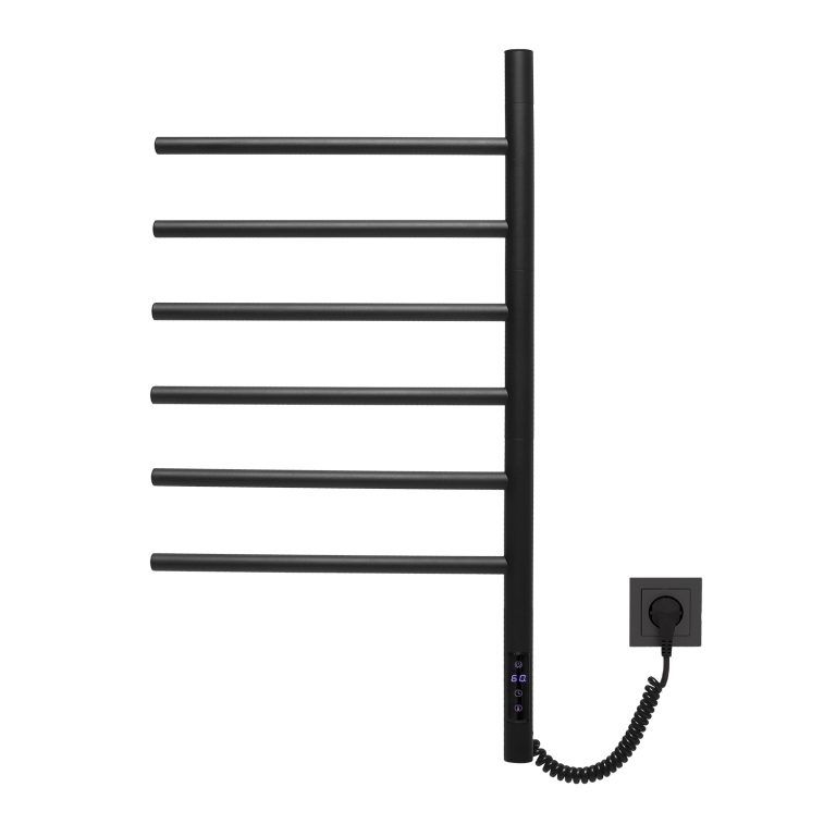 Приобрести vincea полотенцесушитель электеический 43х80 см, черный vtd-1s2cbe